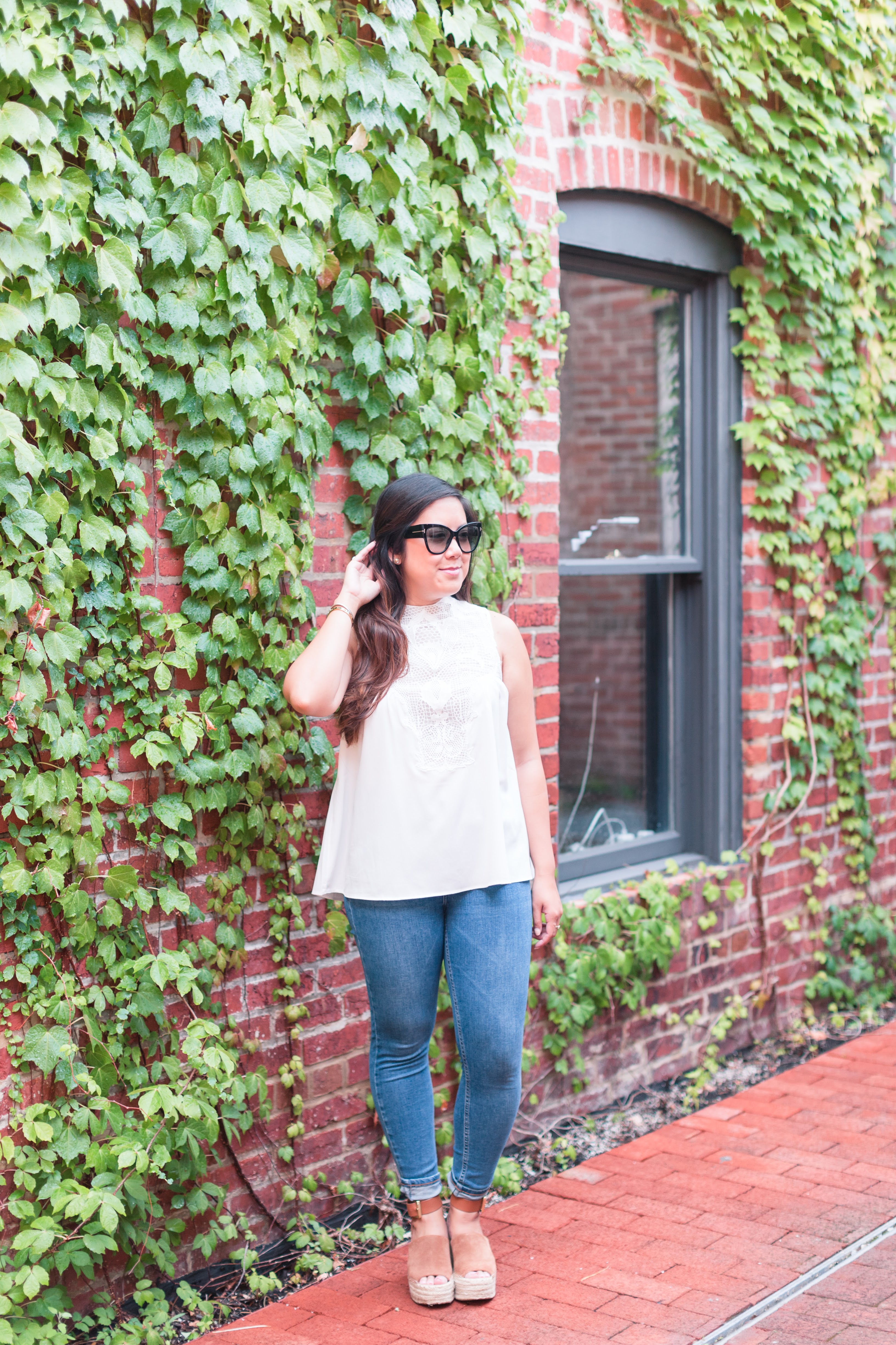 Blush Blazer + Lace Top - Stylista Esquire - @stylistaesquire